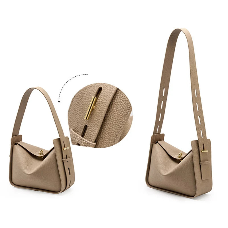 Sac à Bandoulière en Cuir de Vache pour Femmes