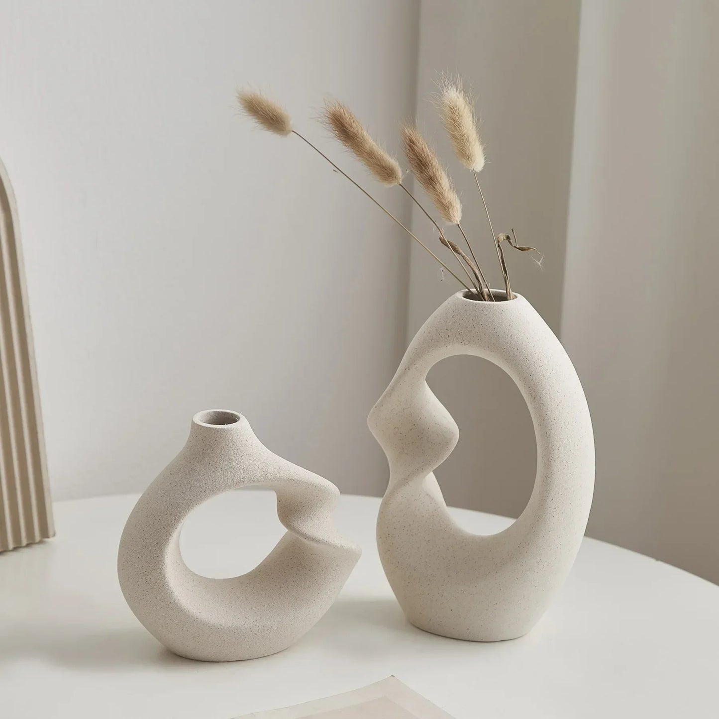 Velora – Set of Sculptural Ceramic Vases