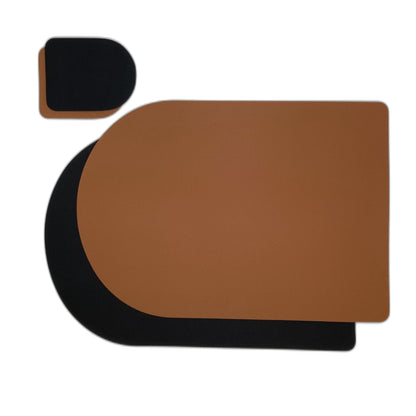 Lumera – Elegant Two-Tone Placemats and Coasters