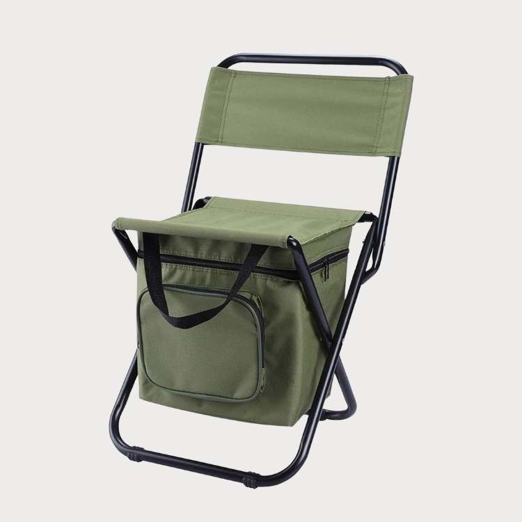 CampEase – Chaise Pliante Outdoor avec Compartiment Isotherme