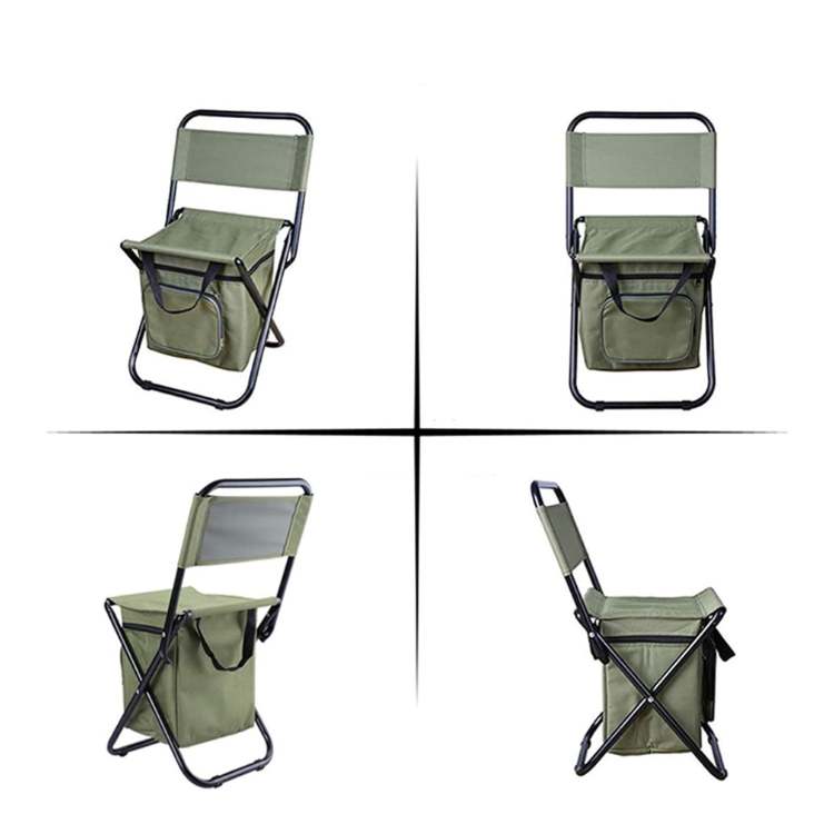 CampEase – Chaise Pliante Outdoor avec Compartiment Isotherme