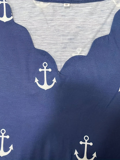 Robe Midi Imprimée Florale avec Décolleté en V pour Femmes - Aurelles