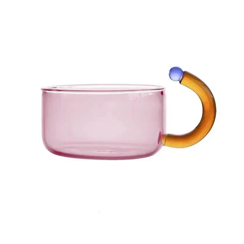 Velora – Bouilloire en Verre Borosilicate avec Tasses Assorties