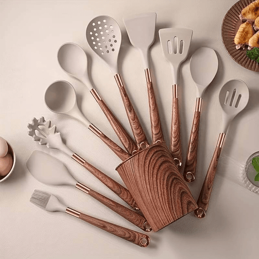 Solene – 10-Piece Silicone Kitchen Set, Durable and Modern