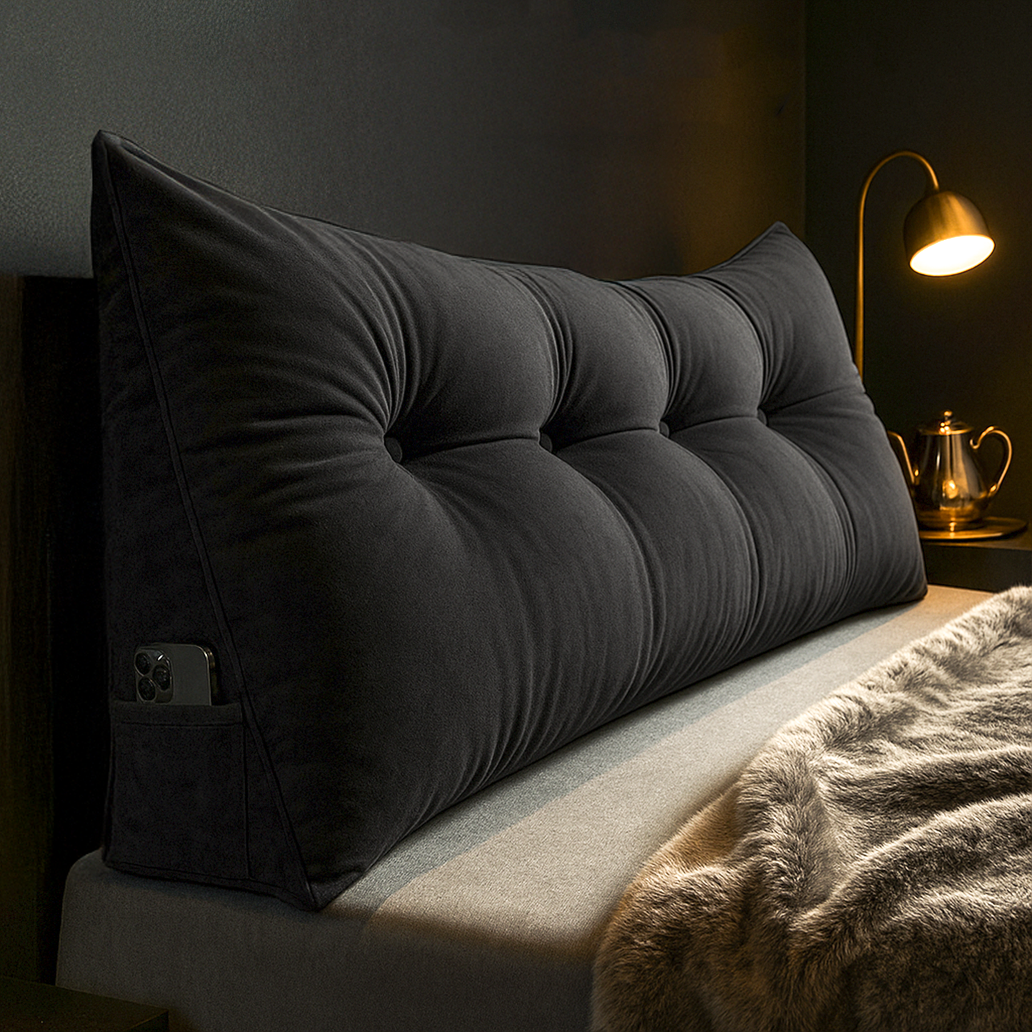 Lunara – Extra Cover for Luxury Wedge Reading Pillow