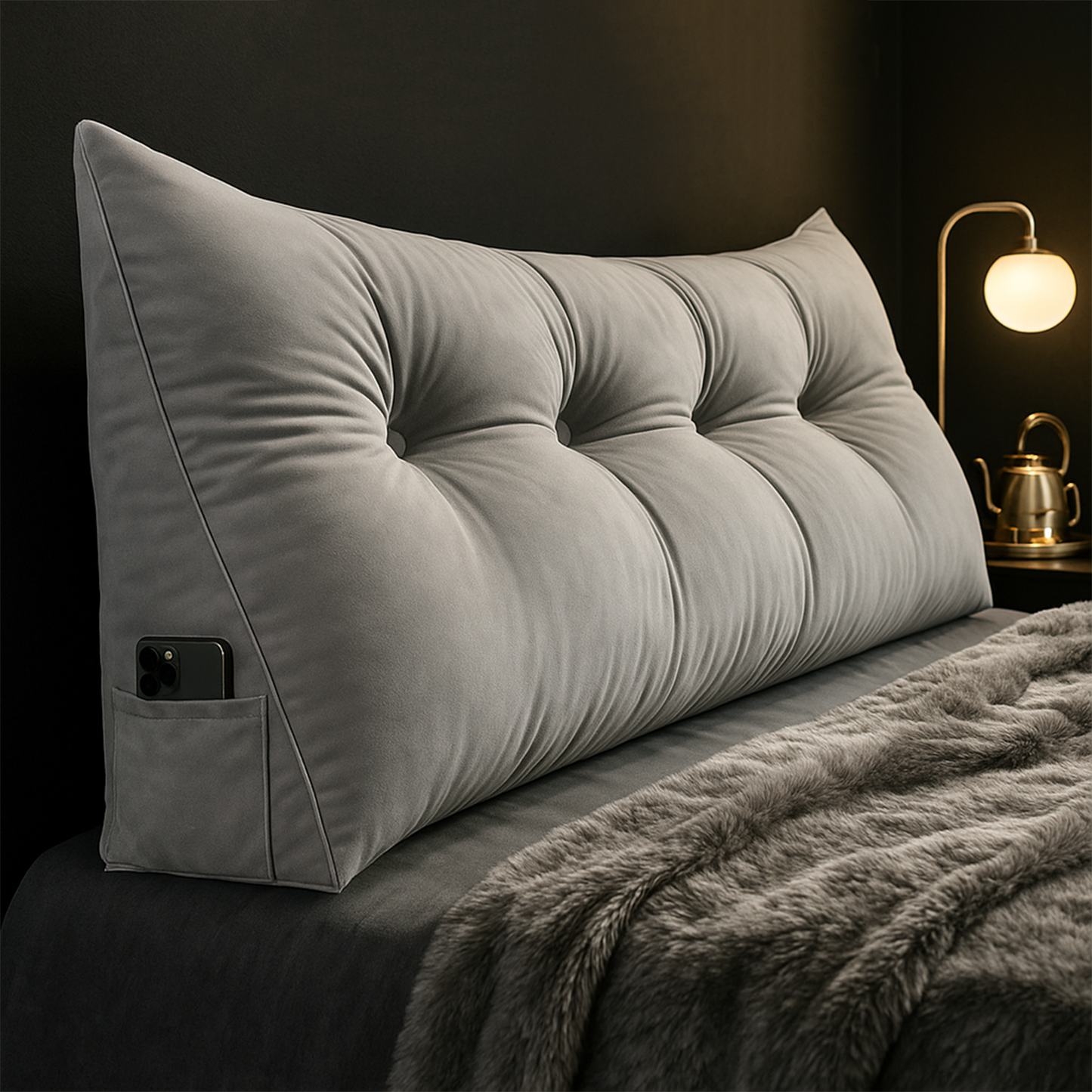 Lunara – Extra Cover for Luxury Wedge Reading Pillow