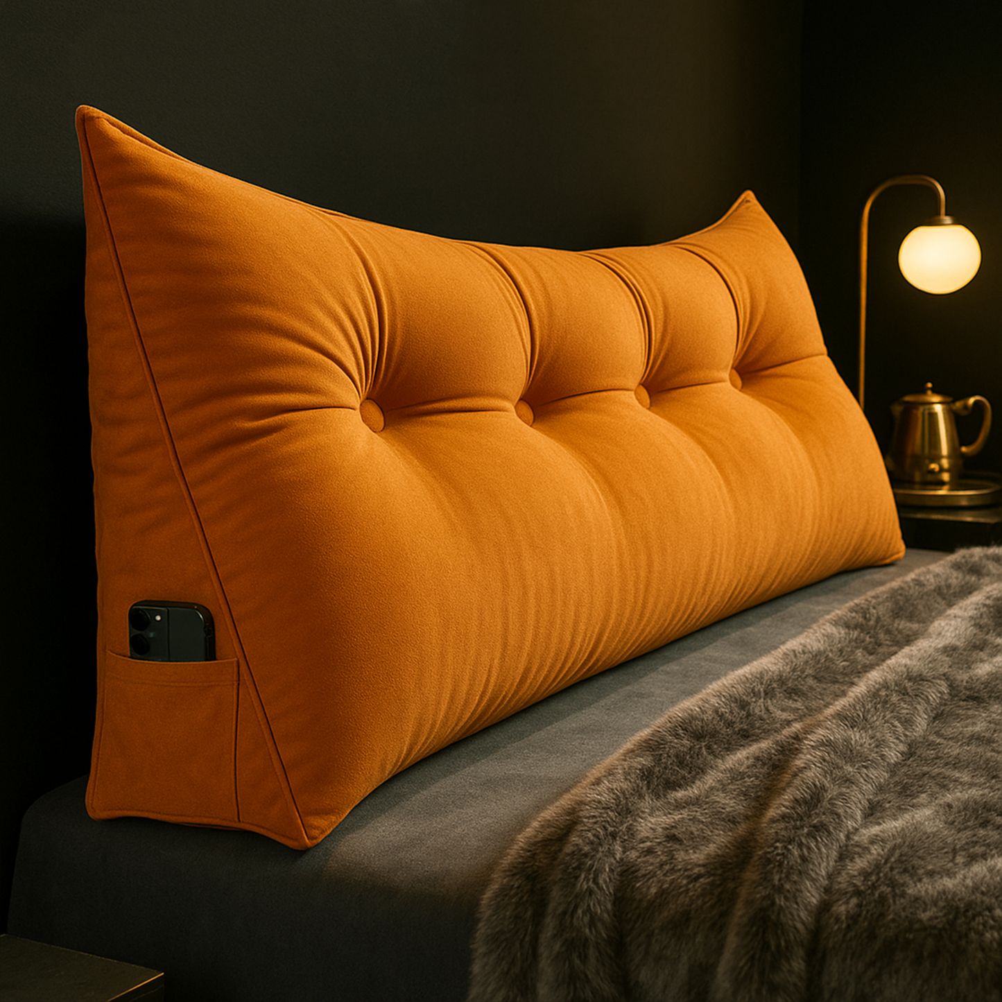 Lunara – Extra Cover for Luxury Wedge Reading Pillow