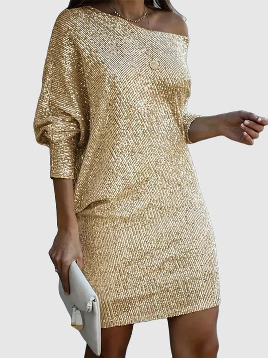 Kaelina | Robe de Soirée Pailletée | Vêtements de Soirée Élégants - Aurelles