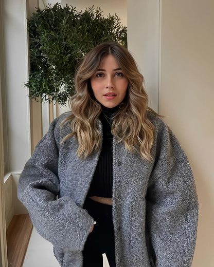 Veste bomber printanière et surdimensionnée pour femmes - Aurelles