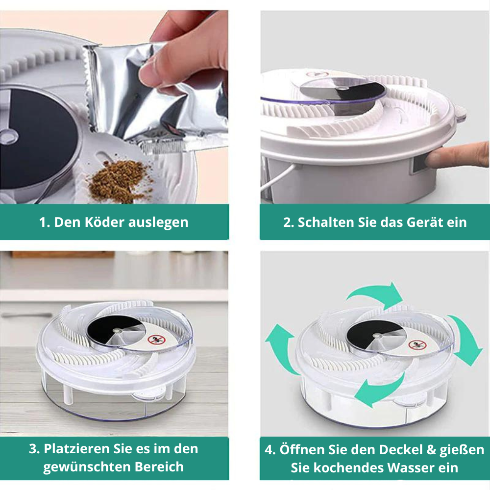 FlyGuard – Piège à Mouches Silencieux et Efficace