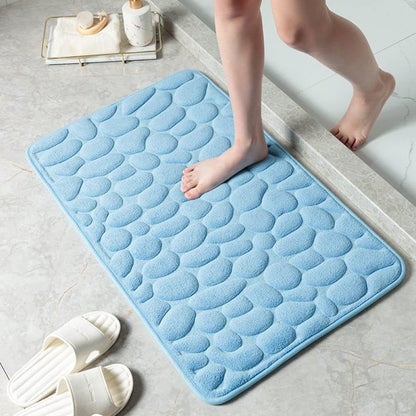 Velora – Tapis en Microfibre Texturé Antidérapant et Absorbant