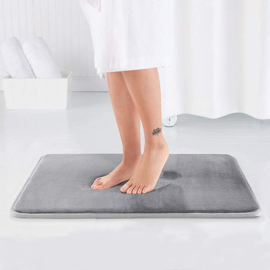 Velora – Tapis de Bain en Mousse à Mémoire de Forme, Antidérapant et Luxueux