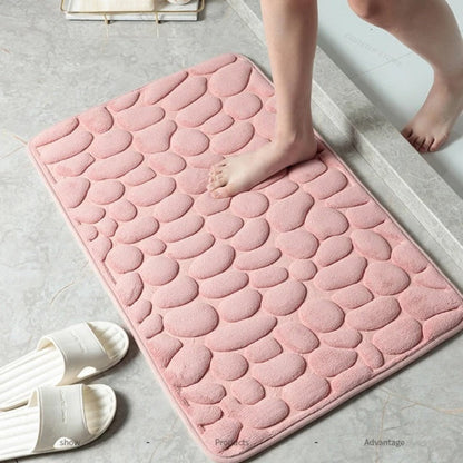 Velora – Tapis en Microfibre Texturé Antidérapant et Absorbant