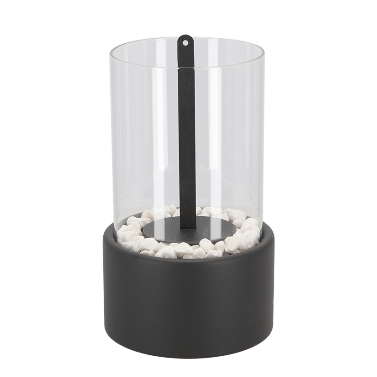 Orion – Lampe à Huile en Métal et Verre Élégante