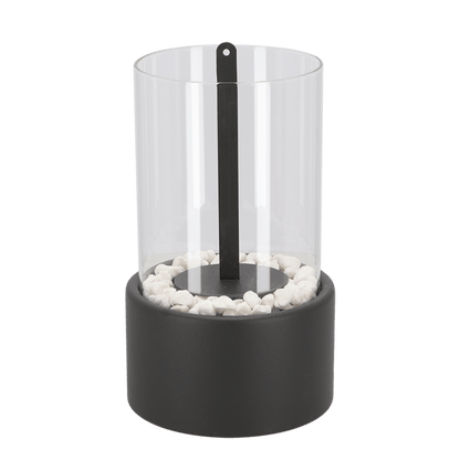 Orion – Lampe à Huile en Métal et Verre Élégante