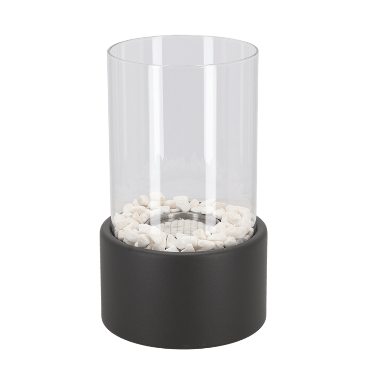 Orion – Lampe à Huile en Métal et Verre Élégante