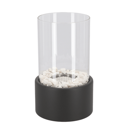 Orion – Lampe à Huile en Métal et Verre Élégante