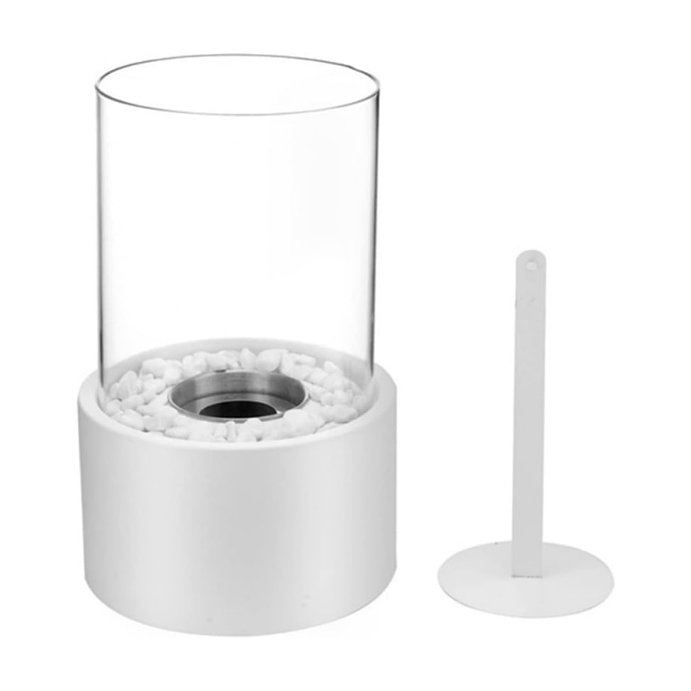 Orion – Lampe à Huile en Métal et Verre Élégante