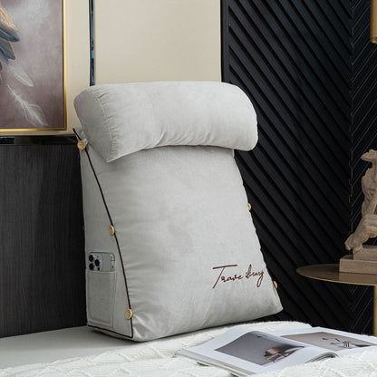 Lunara – Reading Pillow with Ergonomic Backrest and Luxury Fringes