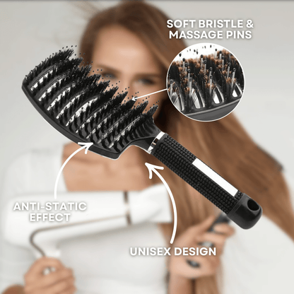 Lissora – Brosse Démêlante Douce Pour Cheveux Lisses Et Brillants