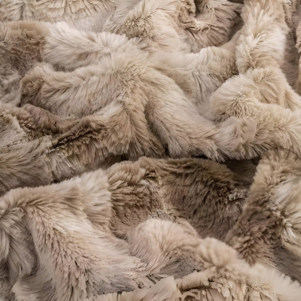 Lunara – Plaid en Polaire Double Face Ultra-Doux pour Chambre et Salon