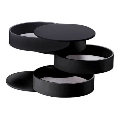Auravia – Elegant 4-Tier Rotating Jewelry Organizer