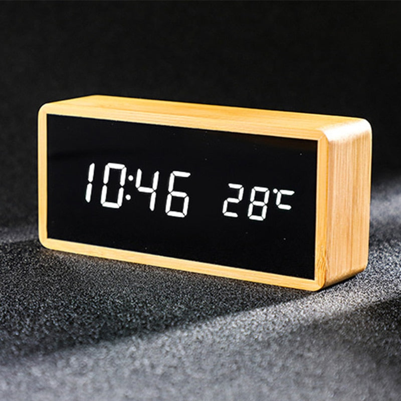 Terra – Natural Design Wooden Digital Alarm Clock