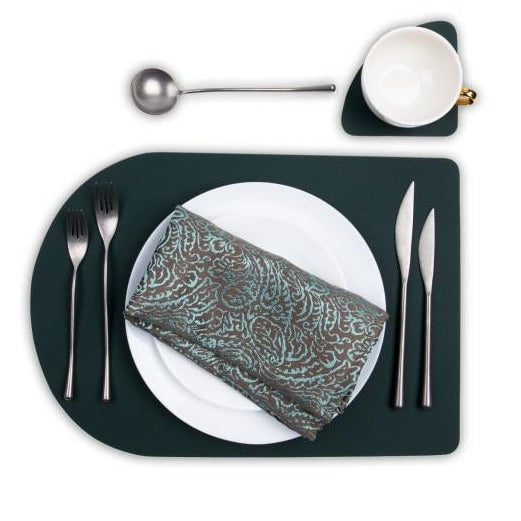 Lumera – Elegant Two-Tone Placemats and Coasters