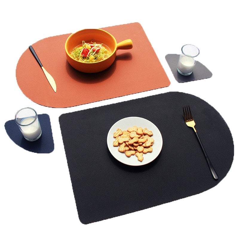Lumera – Elegant Two-Tone Placemats and Coasters
