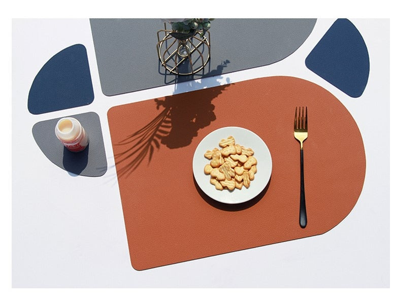 Lumera – Elegant Two-Tone Placemats and Coasters