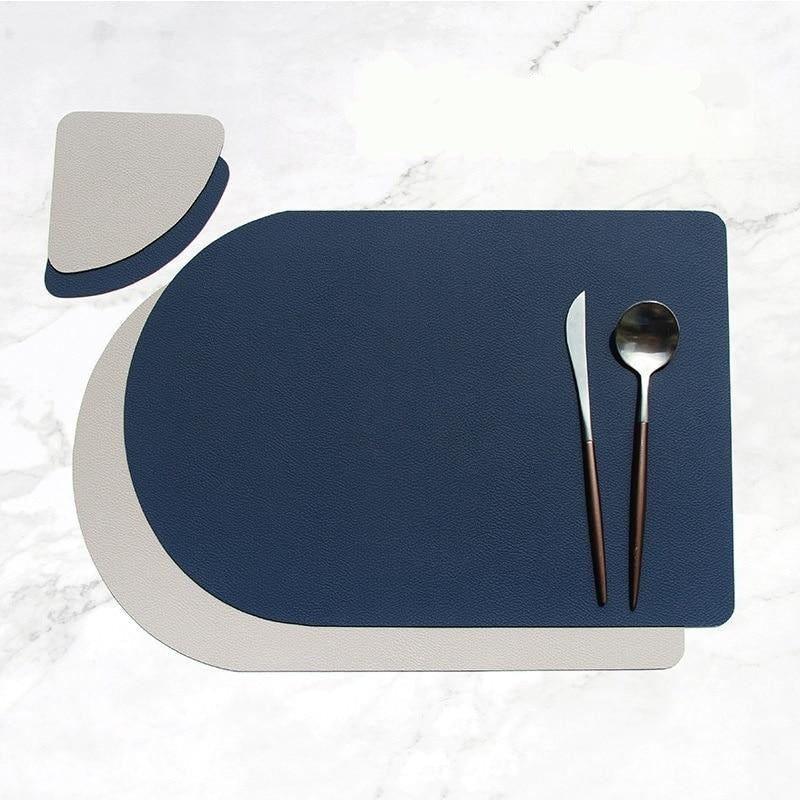 Lumera – Elegant Two-Tone Placemats and Coasters