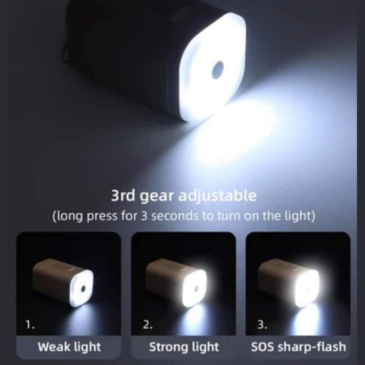 Orion – Pompe à Air Mini Rechargeable avec LED Multifonction