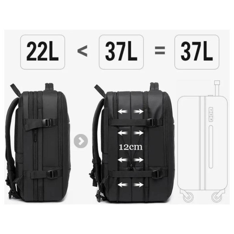 VoyageFlex – Sac à Dos Extensible et Multifonction pour Aventures Urbaines