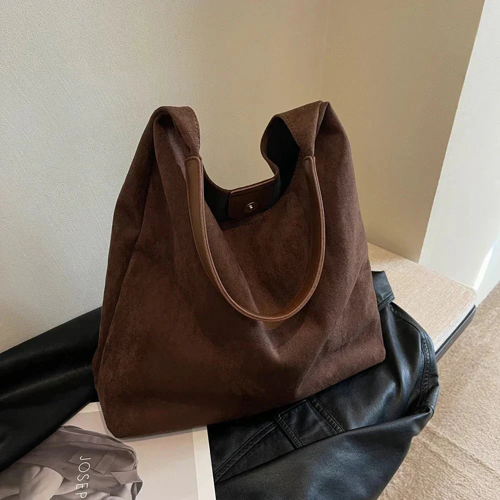 Sac Tote Chic en Daim pour Femmes
