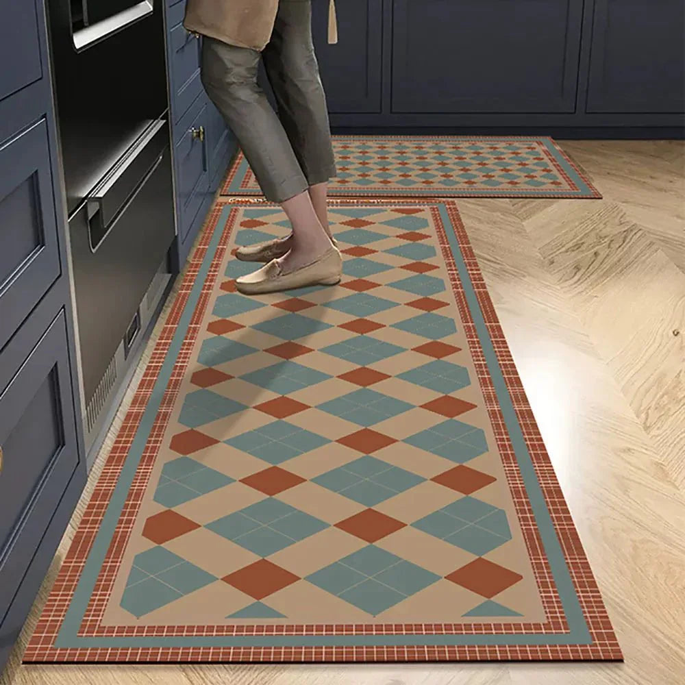Terra – Tapis de Cuisine Antidérapant en Textile Texturé et Confortable