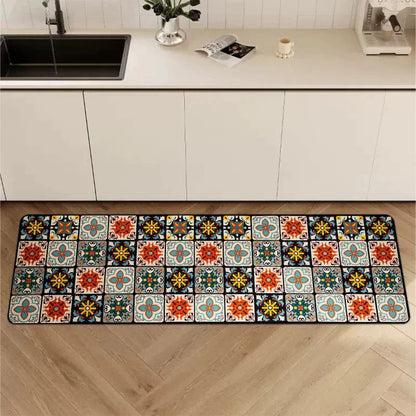 Terra – Tapis de Cuisine Antidérapant en Textile Texturé et Confortable