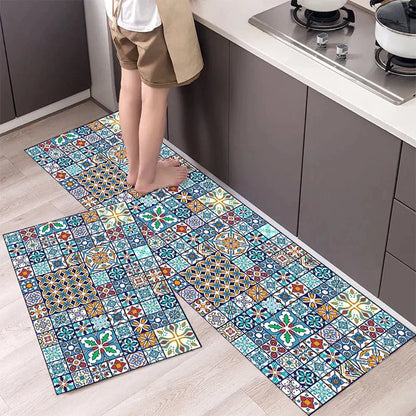 Terra – Tapis de Cuisine Antidérapant en Textile Texturé et Confortable