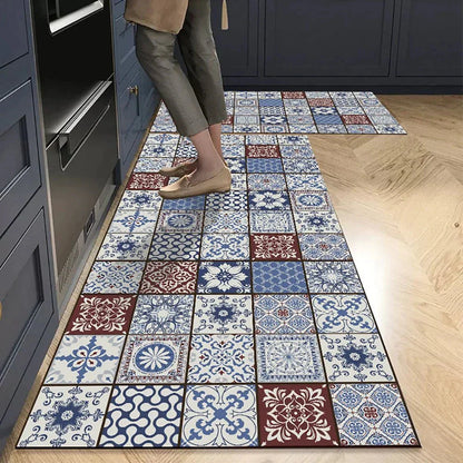 Terra – Tapis de Cuisine Antidérapant en Textile Texturé et Confortable