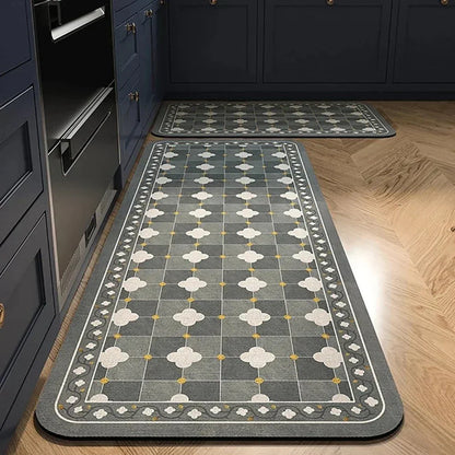 Terra – Tapis de Cuisine Antidérapant en Textile Texturé et Confortable