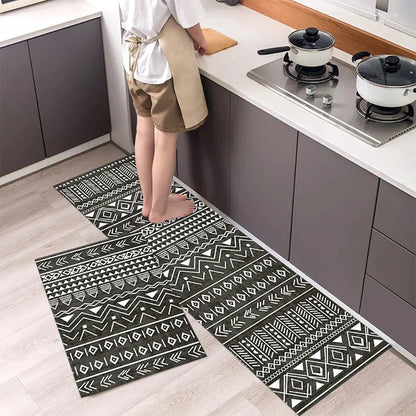 Terra – Tapis de Cuisine Antidérapant en Textile Texturé et Confortable