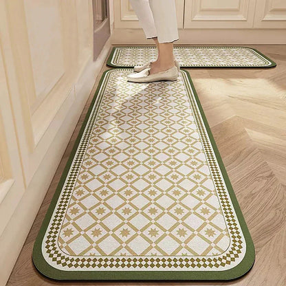 Terra – Tapis de Cuisine Antidérapant en Textile Texturé et Confortable