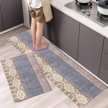 Terra – Tapis de Cuisine Antidérapant en Textile Texturé et Confortable