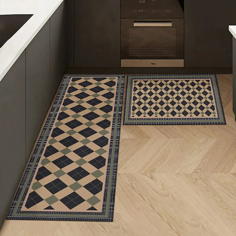 Terra – Tapis de Cuisine Antidérapant en Textile Texturé et Confortable
