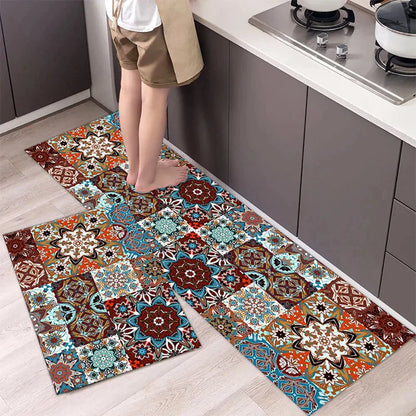 Terra – Tapis de Cuisine Antidérapant en Textile Texturé et Confortable