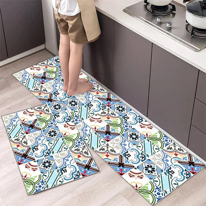 Terra – Tapis de Cuisine Antidérapant en Textile Texturé et Confortable