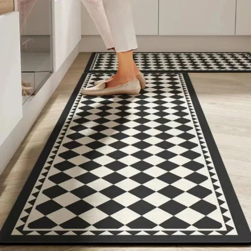Terra – Tapis de Cuisine Antidérapant en Textile Texturé et Confortable