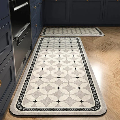 Terra – Tapis de Cuisine Antidérapant en Textile Texturé et Confortable