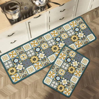 Terra – Tapis de Cuisine Antidérapant en Textile Texturé et Confortable