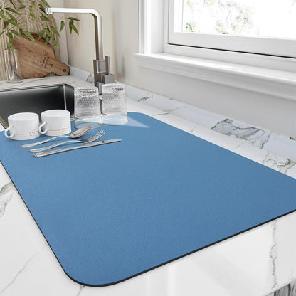 Velora – Tapis d’égouttage en Diatomite Texturée et Absorbante