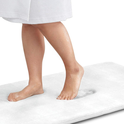 Velora – Tapis de Bain en Mousse à Mémoire de Forme, Antidérapant et Luxueux